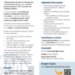 Corso di perfezionamento in: “ERP, Cloud & AI per l’impresa moderna”, Università di Pisa